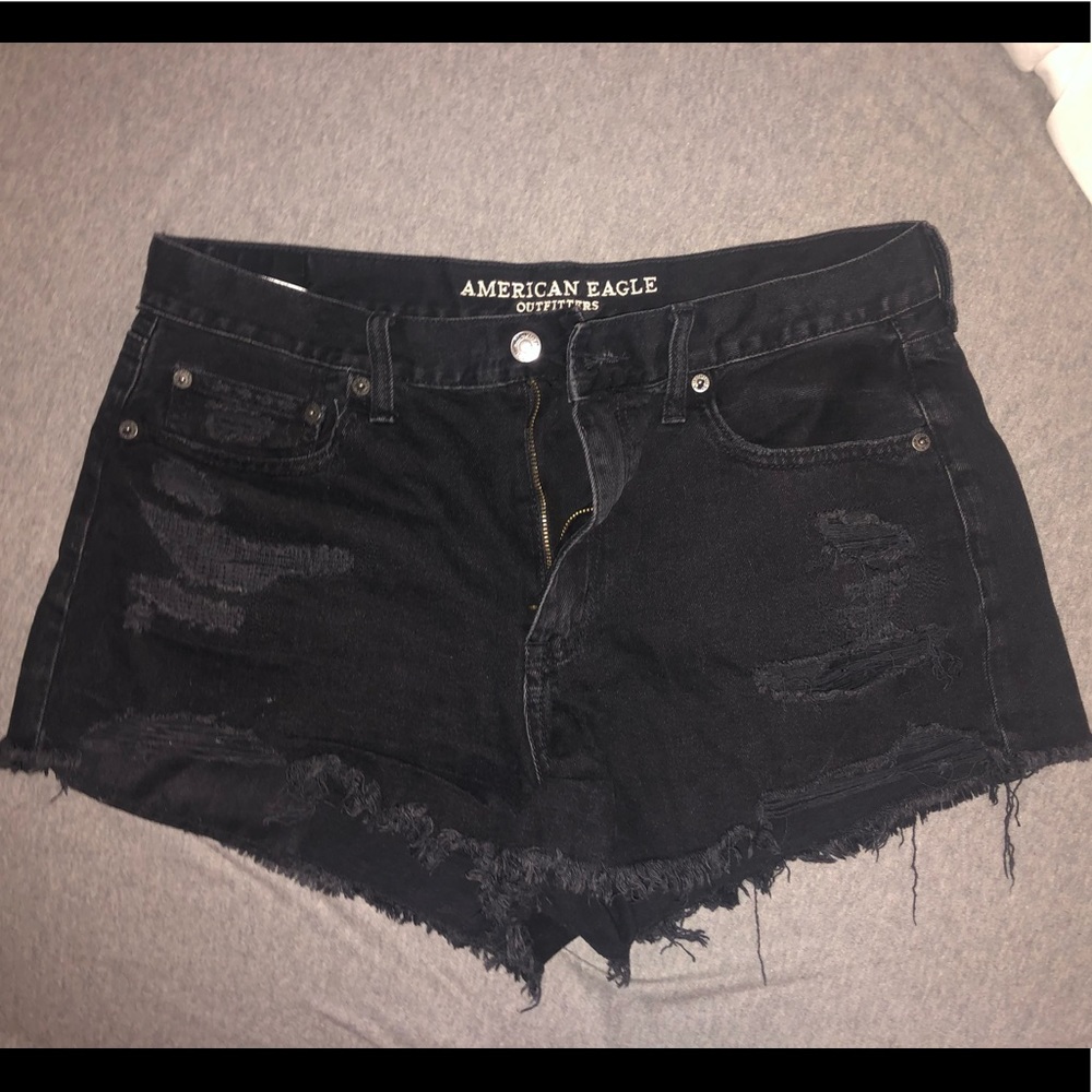 American Eagle Hi-Rise Festival Jean Shorts